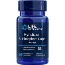 Life Extension Pyridoxal 5′-Phosphate Caps 100 mg, 60 vege caps (Expiry: Sep 2026)